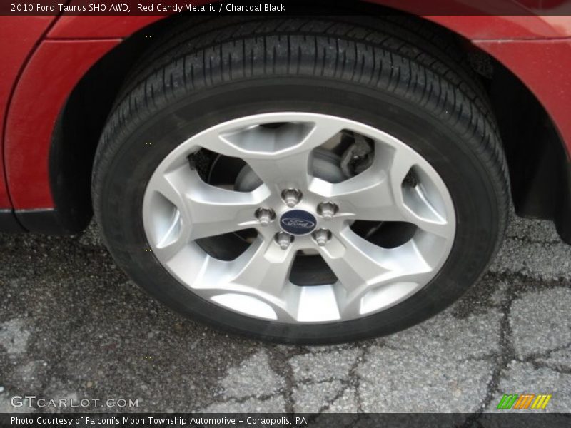Red Candy Metallic / Charcoal Black 2010 Ford Taurus SHO AWD