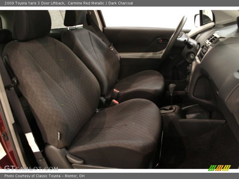 Carmine Red Metallic / Dark Charcoal 2009 Toyota Yaris 3 Door Liftback