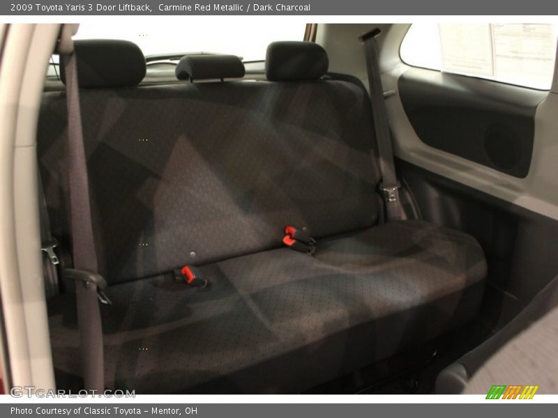 Carmine Red Metallic / Dark Charcoal 2009 Toyota Yaris 3 Door Liftback