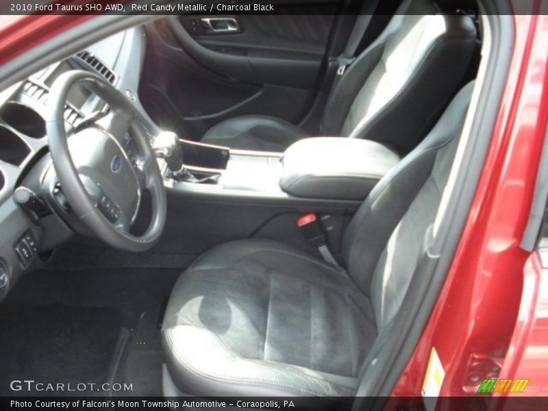 Red Candy Metallic / Charcoal Black 2010 Ford Taurus SHO AWD