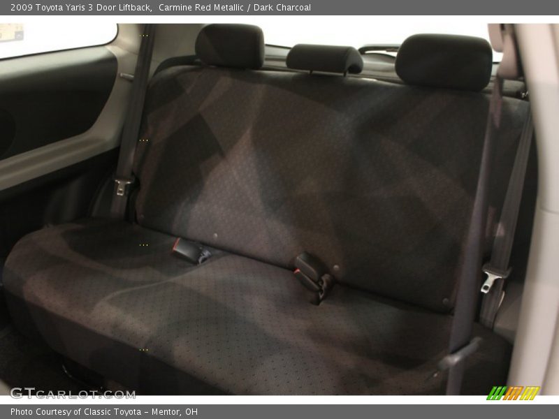 Carmine Red Metallic / Dark Charcoal 2009 Toyota Yaris 3 Door Liftback