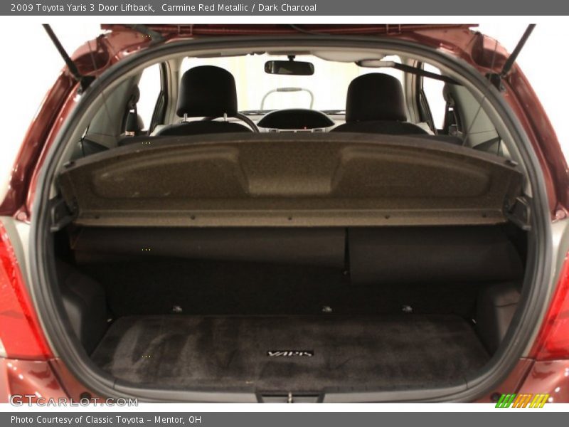 Carmine Red Metallic / Dark Charcoal 2009 Toyota Yaris 3 Door Liftback