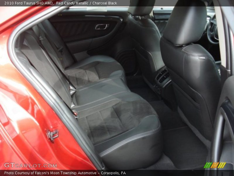 Red Candy Metallic / Charcoal Black 2010 Ford Taurus SHO AWD