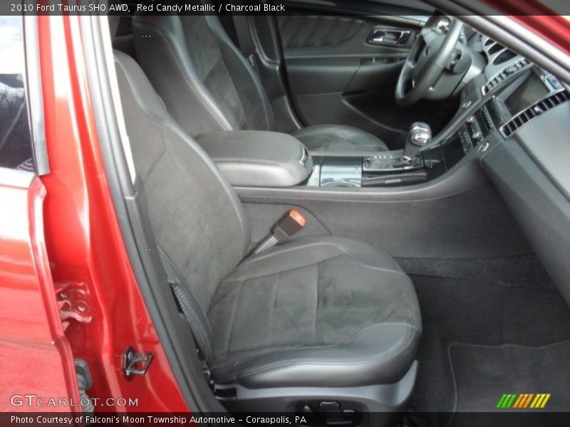 Red Candy Metallic / Charcoal Black 2010 Ford Taurus SHO AWD