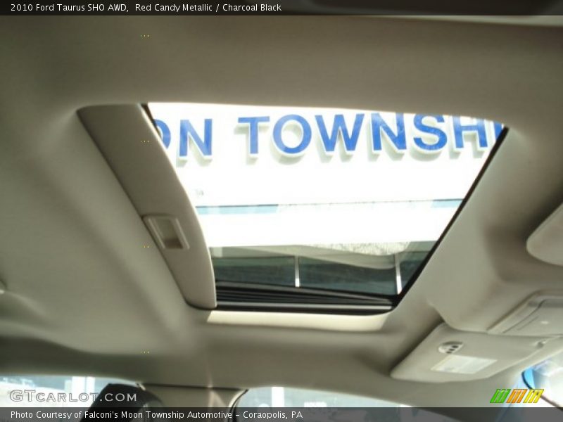 Red Candy Metallic / Charcoal Black 2010 Ford Taurus SHO AWD