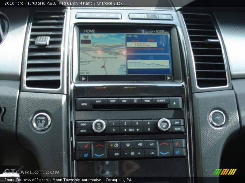 Red Candy Metallic / Charcoal Black 2010 Ford Taurus SHO AWD