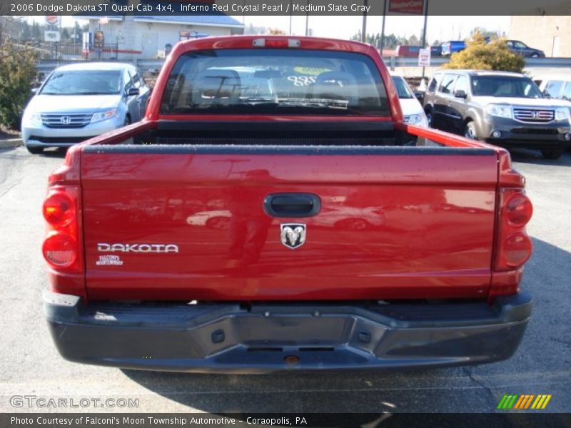 Inferno Red Crystal Pearl / Medium Slate Gray 2006 Dodge Dakota ST Quad Cab 4x4