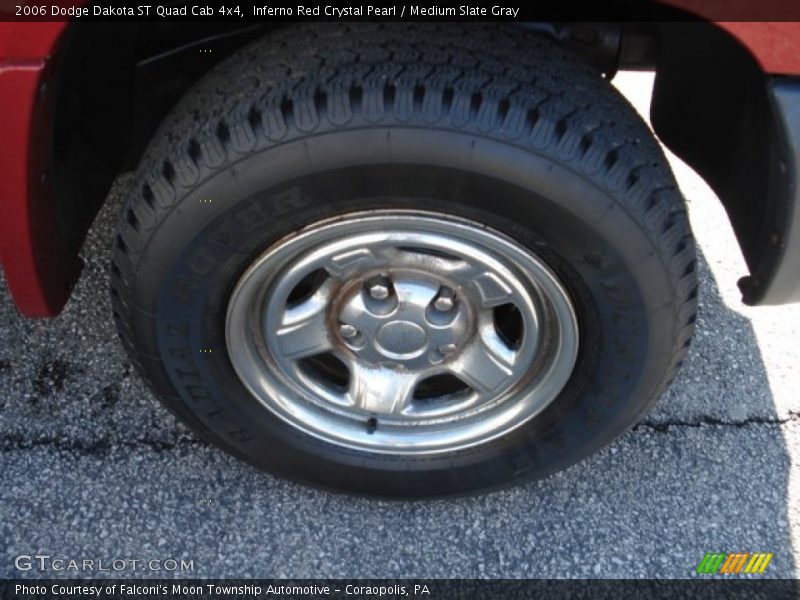 Inferno Red Crystal Pearl / Medium Slate Gray 2006 Dodge Dakota ST Quad Cab 4x4