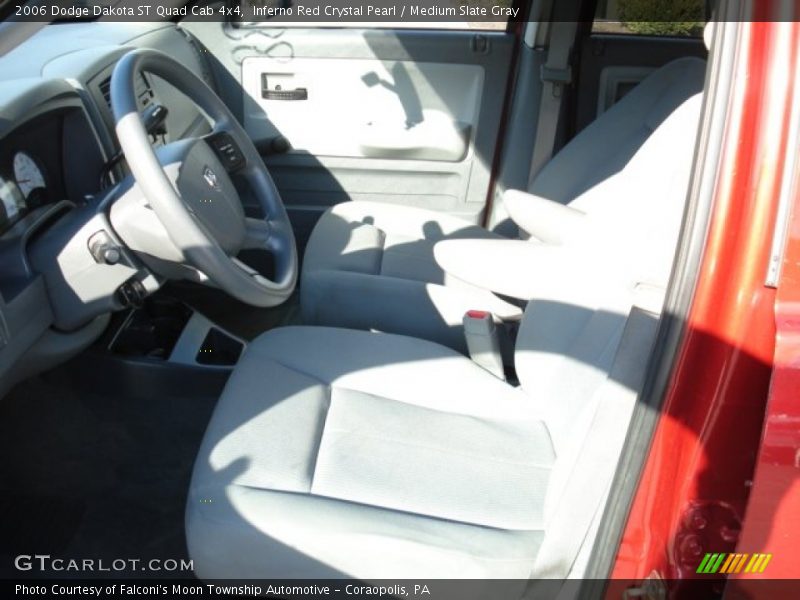 Inferno Red Crystal Pearl / Medium Slate Gray 2006 Dodge Dakota ST Quad Cab 4x4