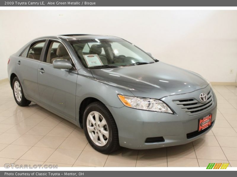 Aloe Green Metallic / Bisque 2009 Toyota Camry LE