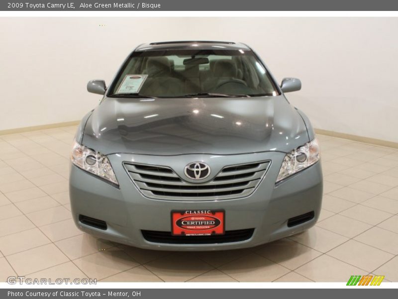 Aloe Green Metallic / Bisque 2009 Toyota Camry LE