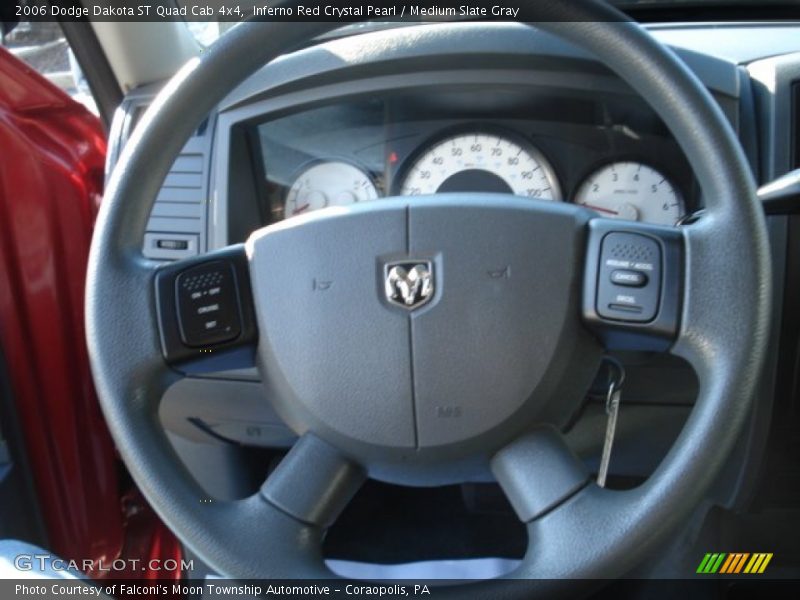 Inferno Red Crystal Pearl / Medium Slate Gray 2006 Dodge Dakota ST Quad Cab 4x4