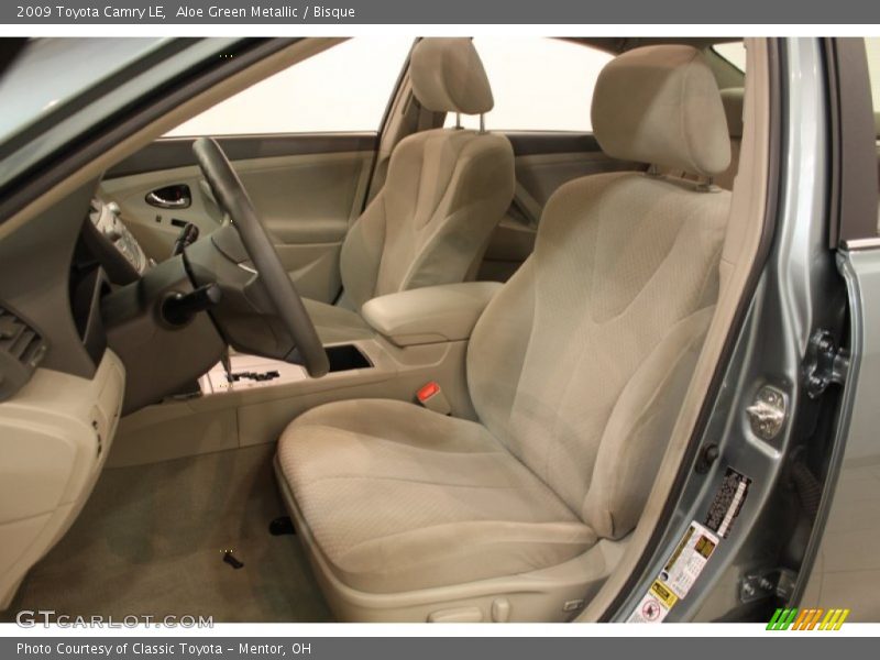 Aloe Green Metallic / Bisque 2009 Toyota Camry LE