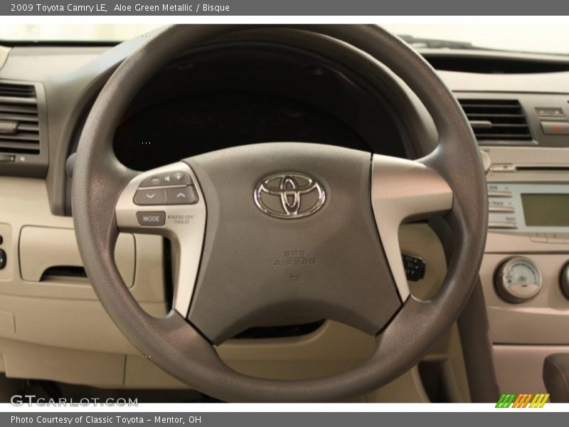 Aloe Green Metallic / Bisque 2009 Toyota Camry LE