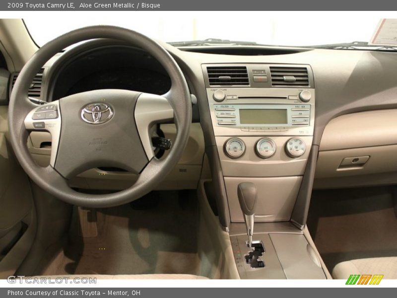 Aloe Green Metallic / Bisque 2009 Toyota Camry LE