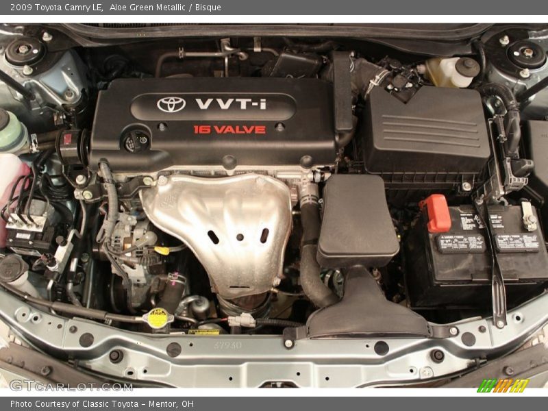 Aloe Green Metallic / Bisque 2009 Toyota Camry LE