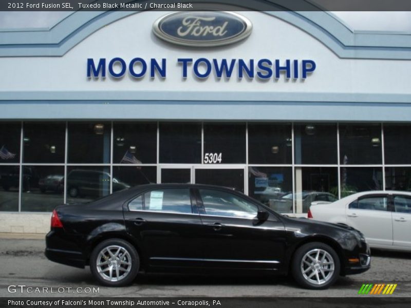 Tuxedo Black Metallic / Charcoal Black 2012 Ford Fusion SEL