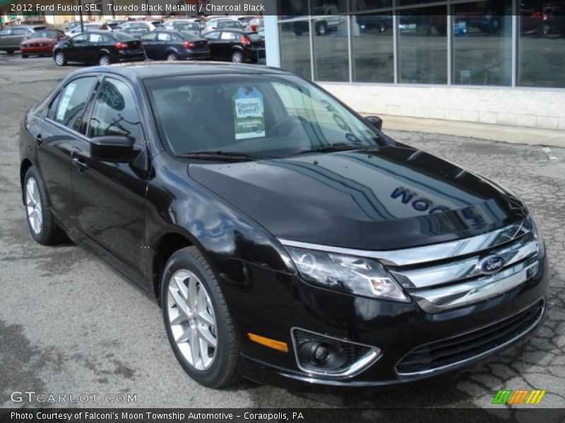 Tuxedo Black Metallic / Charcoal Black 2012 Ford Fusion SEL