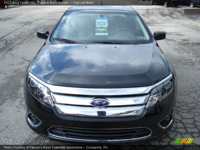 Tuxedo Black Metallic / Charcoal Black 2012 Ford Fusion SEL