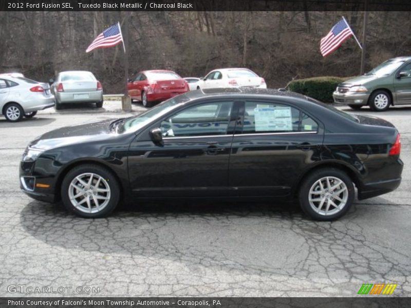 Tuxedo Black Metallic / Charcoal Black 2012 Ford Fusion SEL