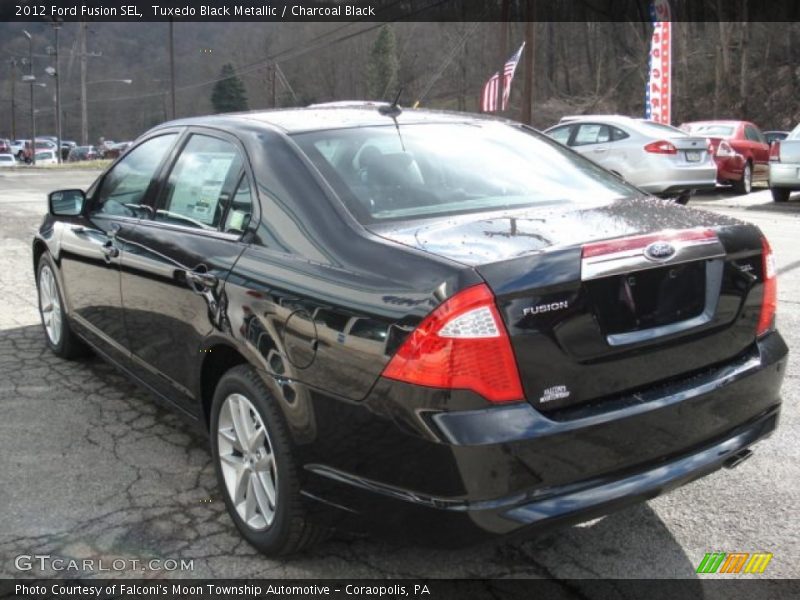 Tuxedo Black Metallic / Charcoal Black 2012 Ford Fusion SEL