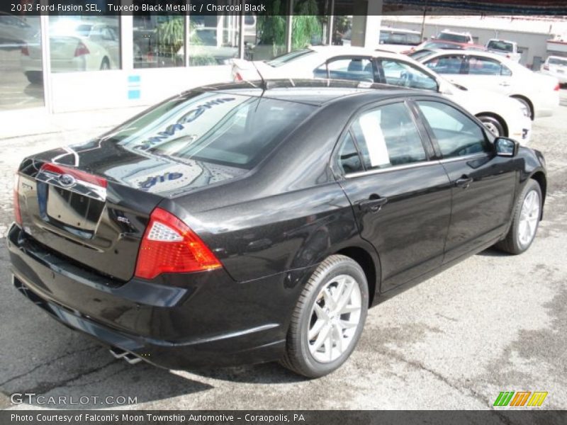 Tuxedo Black Metallic / Charcoal Black 2012 Ford Fusion SEL