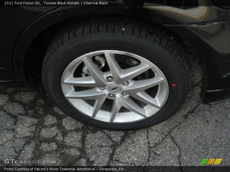 Tuxedo Black Metallic / Charcoal Black 2012 Ford Fusion SEL