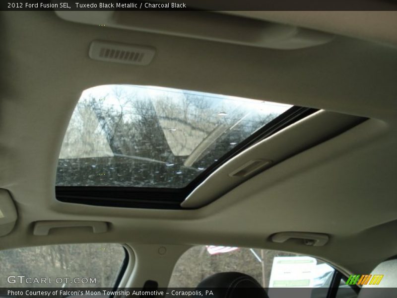 Tuxedo Black Metallic / Charcoal Black 2012 Ford Fusion SEL