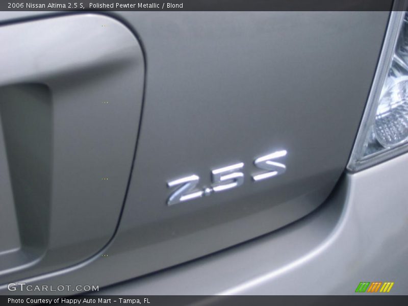 Polished Pewter Metallic / Blond 2006 Nissan Altima 2.5 S