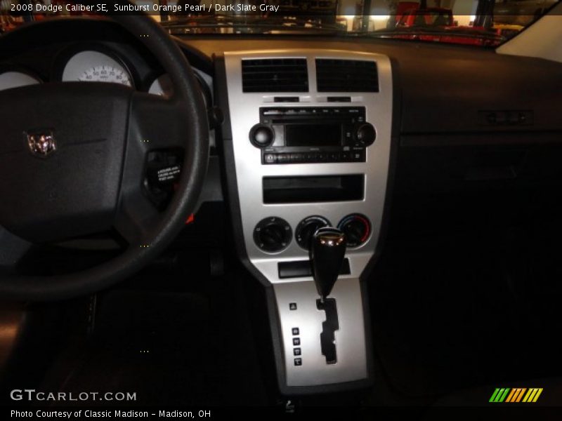 Sunburst Orange Pearl / Dark Slate Gray 2008 Dodge Caliber SE