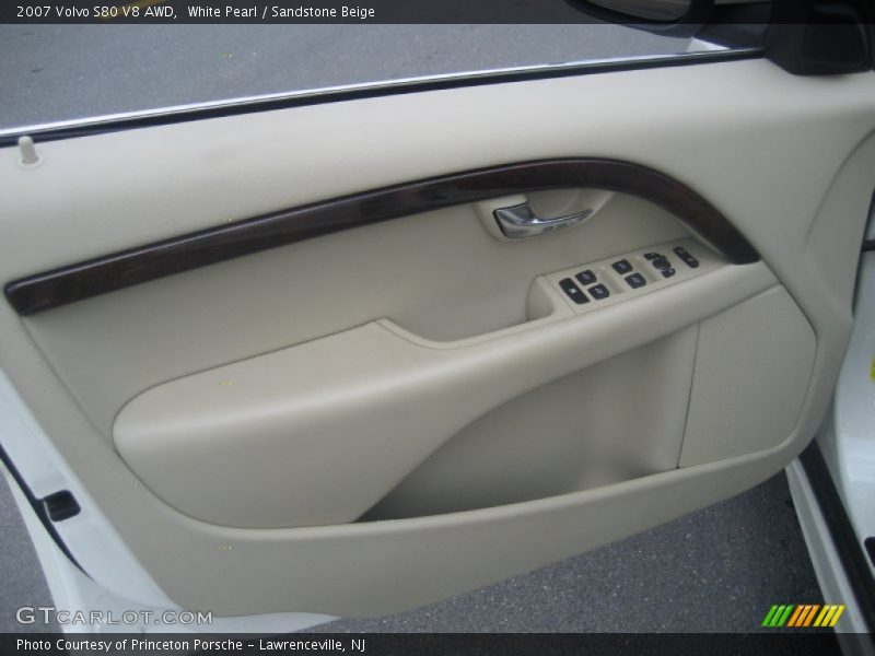 White Pearl / Sandstone Beige 2007 Volvo S80 V8 AWD