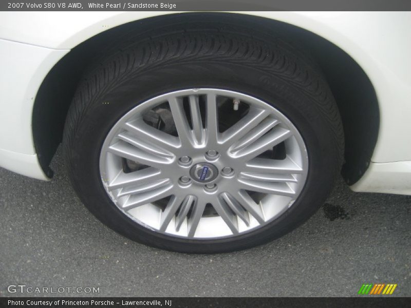 White Pearl / Sandstone Beige 2007 Volvo S80 V8 AWD