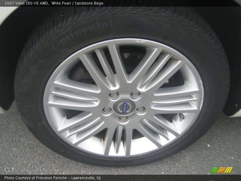 White Pearl / Sandstone Beige 2007 Volvo S80 V8 AWD