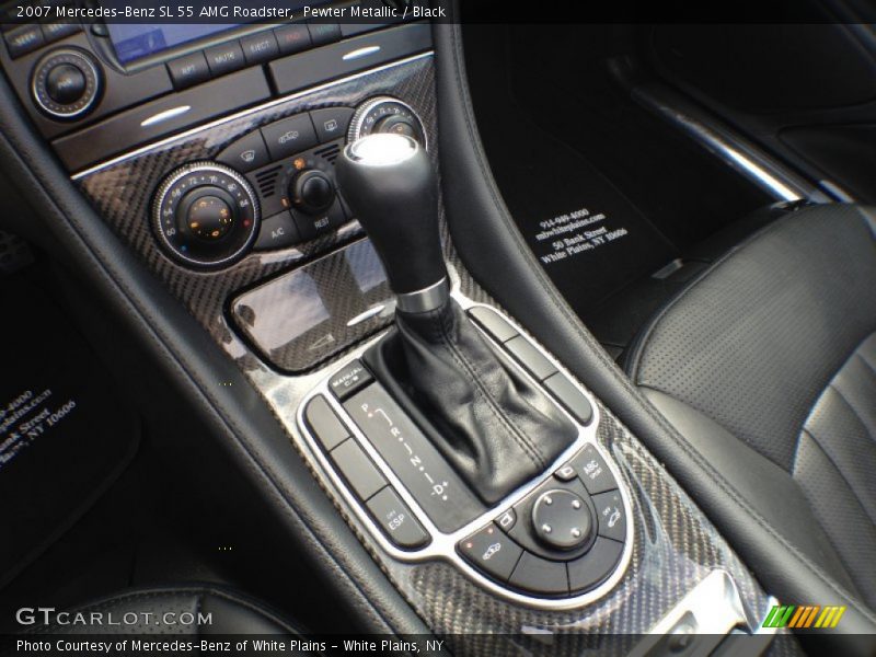 Pewter Metallic / Black 2007 Mercedes-Benz SL 55 AMG Roadster