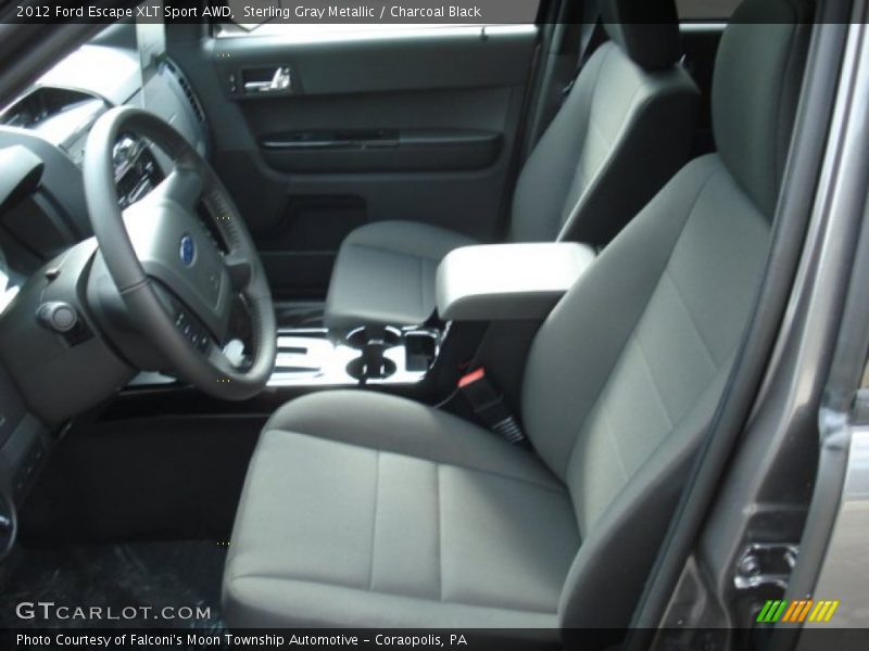 Sterling Gray Metallic / Charcoal Black 2012 Ford Escape XLT Sport AWD