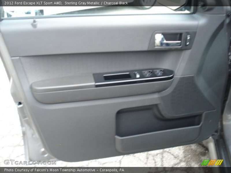 Sterling Gray Metallic / Charcoal Black 2012 Ford Escape XLT Sport AWD