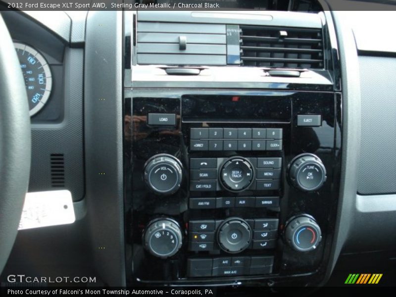 Sterling Gray Metallic / Charcoal Black 2012 Ford Escape XLT Sport AWD