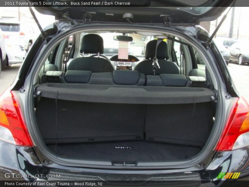 Black Sand Pearl / Dark Charcoal 2011 Toyota Yaris 5 Door Liftback