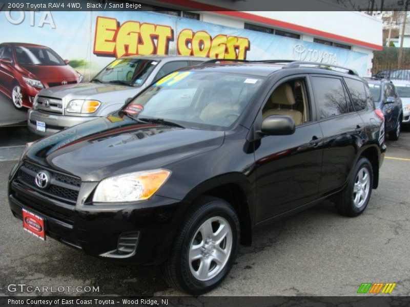 Black / Sand Beige 2009 Toyota RAV4 4WD