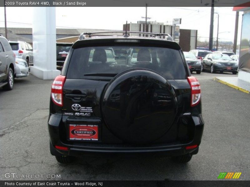 Black / Sand Beige 2009 Toyota RAV4 4WD