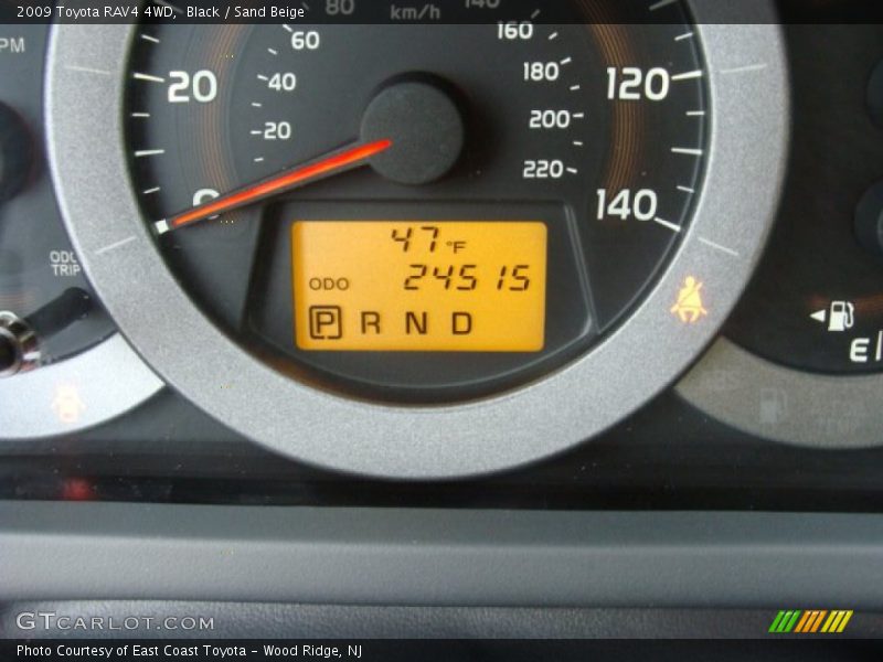 Black / Sand Beige 2009 Toyota RAV4 4WD