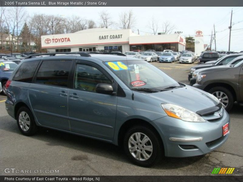 Blue Mirage Metallic / Stone Gray 2006 Toyota Sienna LE