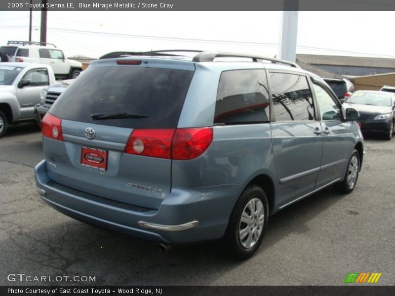 Blue Mirage Metallic / Stone Gray 2006 Toyota Sienna LE
