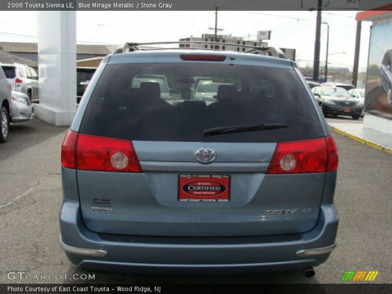 Blue Mirage Metallic / Stone Gray 2006 Toyota Sienna LE