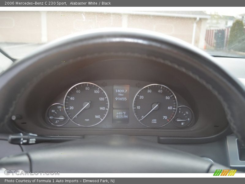 Alabaster White / Black 2006 Mercedes-Benz C 230 Sport