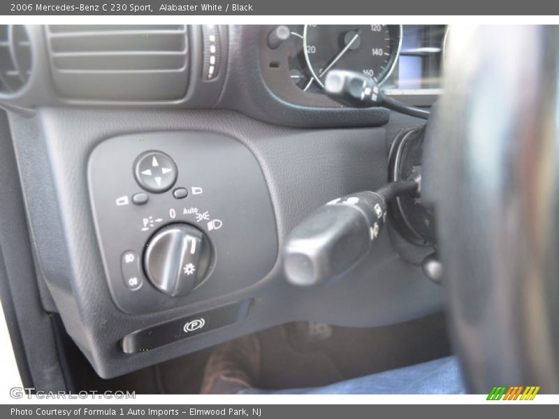 Alabaster White / Black 2006 Mercedes-Benz C 230 Sport