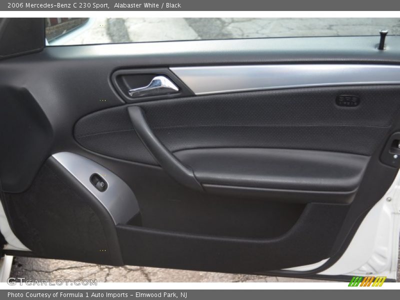 Alabaster White / Black 2006 Mercedes-Benz C 230 Sport