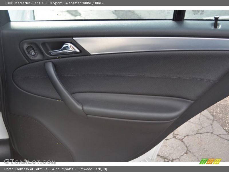 Alabaster White / Black 2006 Mercedes-Benz C 230 Sport