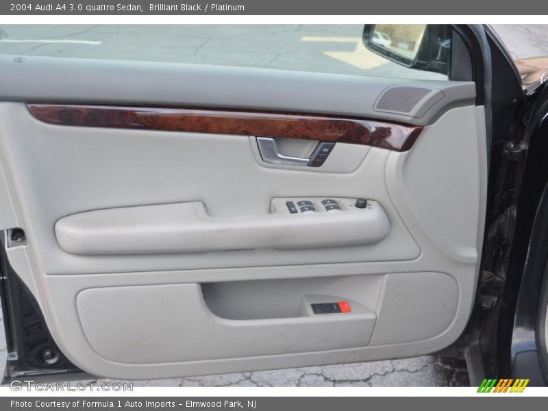 Brilliant Black / Platinum 2004 Audi A4 3.0 quattro Sedan
