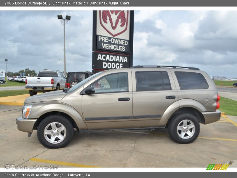 Light Khaki Metallic / Dark Khaki/Light Khaki 2006 Dodge Durango SLT